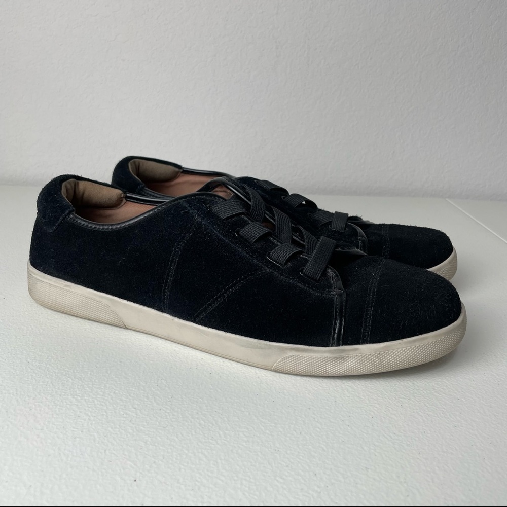 Black Suede Women's Sneakers